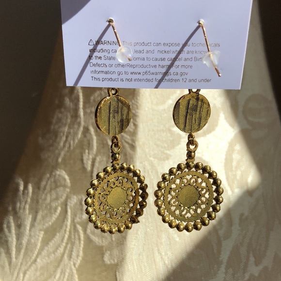 Chloe Sparkly Dangle Earrings - Picture 4 of 7